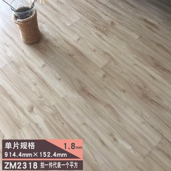 몰탈 pvc방수내마모성 스티커형 가정용 시멘트바닥 스티커 두꺼운 모조목무늬 거실 장판, T08-ZM2318달라붙는 힘을 내다 보강 1.8mm두꺼운
