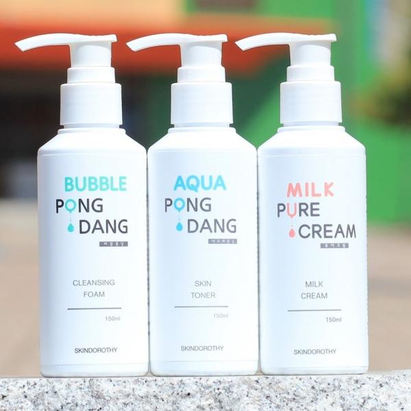 청소년 주니어 고등학생 중학생 기초화장품 3종세트 폼클렌징 150ml +스킨토너 150ml +에센스크림로션 150ml 1개