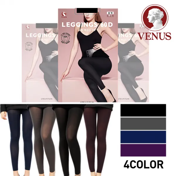 비너스 60D 힙업기능성9부 레깅스 7794 2족