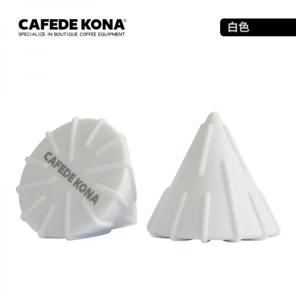 Cafede Kona 세라믹 균형 콘 V60 필터 컵 최적화 핸드 펀칭 도구 감소시킵니다 레이어링 추출 균등성, 단일, 한 균형 콘