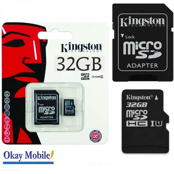 보다 폰 똑똑한 첫번째 7을위한 본래 Kingston 32GB 마이크로 SD 카드 메모리 카드, 단일상품