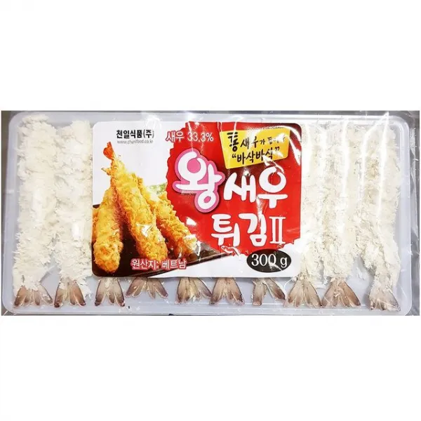 업소용 식당 식자재 식재료 왕새우튀김 30gx10 X10 식자재새우튀김 깐풍기 버팔로윙 iikm, 1개