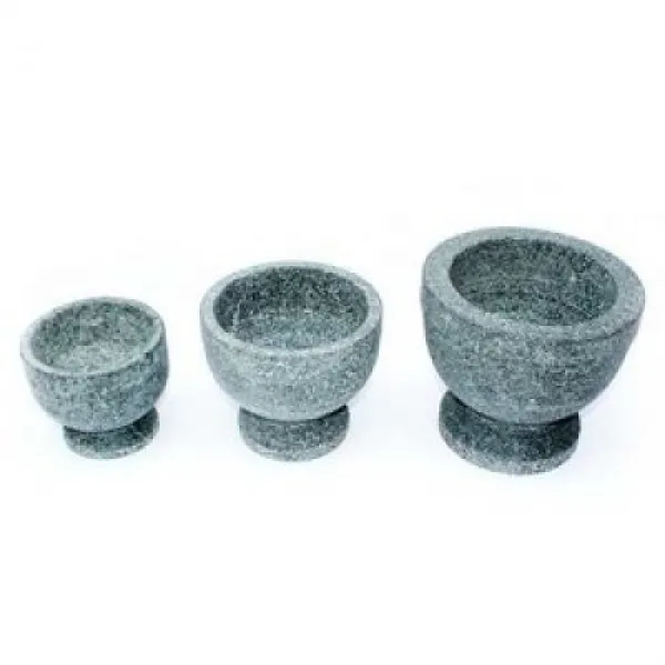 돌절구세트 소형/절구공이/곱돌절구/막사발/돌그릇, 돌절구세트.소.-.높이.10cm