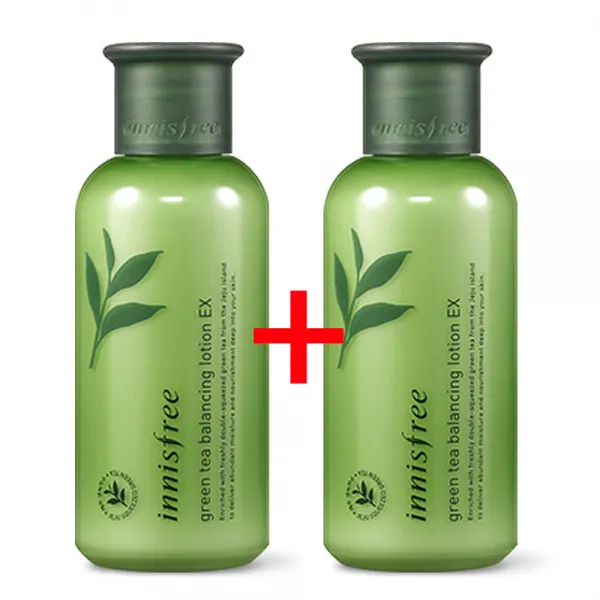 이니스프리 그린티 밸런싱 로션 1+1, 2개, 160ml