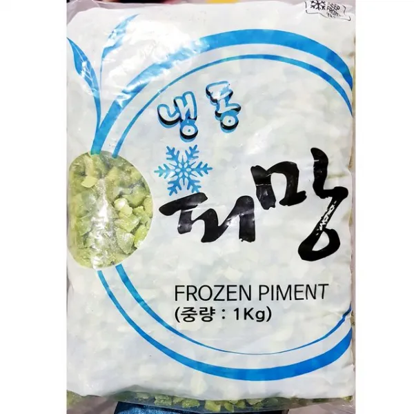 업소용 식자재 청피망 1cm 다이스 1Kg X10 냉동보관 파프리카 흙당근 깐마늘 dgil, 1개