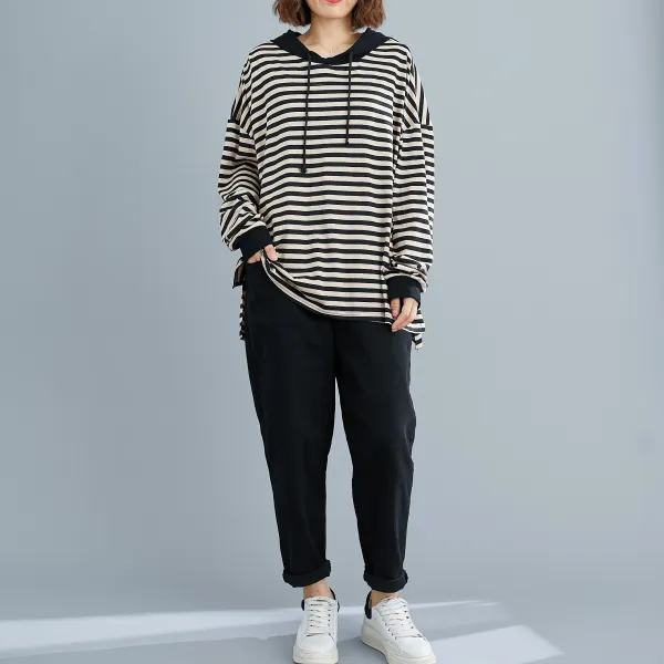 큰언니 여성 빅사이즈 봄가을 긴팔 후드티 긴팔티셔츠 Bs05195#