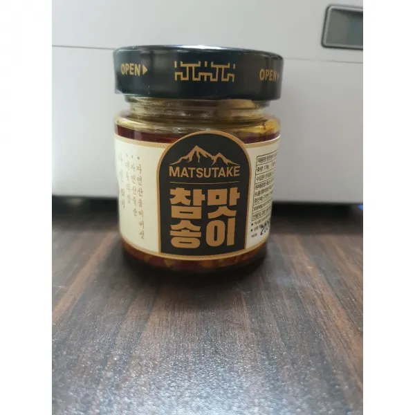 중국식품 자연산송이버섯 참맛송이 맛잇는통조림 178g