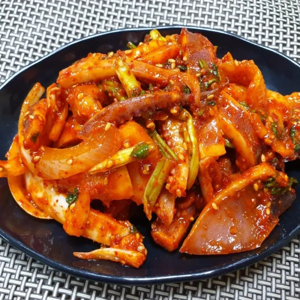 밥도둑세상 국내산 오징어초무침 1kg, 1팩