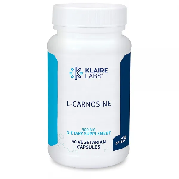 Klaire Labs L-Carnosine 클레어 랩스 L-카르노신 비건 캡슐 저 자극성 식이 보충제 500mg 90정 1팩