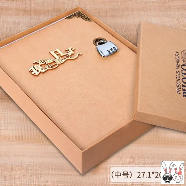하이래이 대용량접착식앨범 DIY 사진첩 손으로 쓸 있다 커플 타입 수동 핸드메이드 기념 책자 스프링노트 트윈 홈 혼장식, 30 장 블랙 카드, 우리 함께 걸어가다 의 나날을 보내고