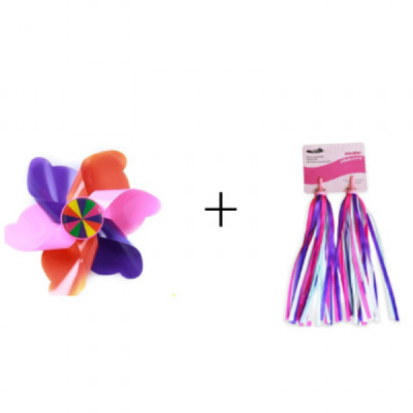 씽씽카 킥보드 자전거 장식 소품 악세사리바람개비세트16시전 결제 당일 발송 핑크세트