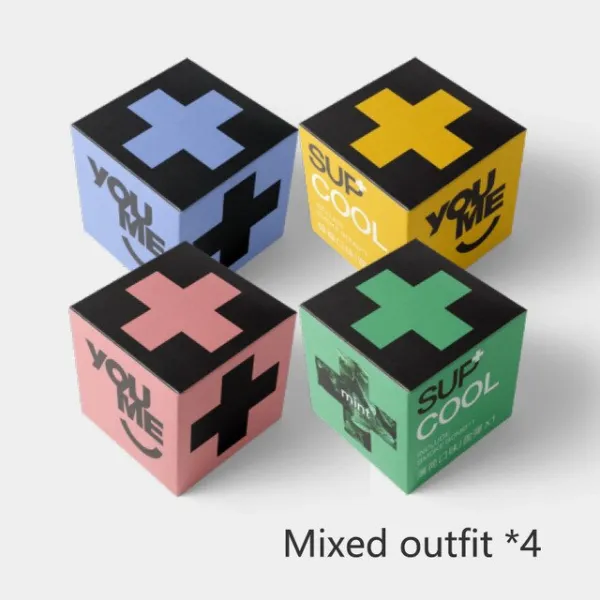 Supcool 전자 구강 분무기 포켓 휴대용 유행 플레이 3 초 동안 숨을 신선하게 호흡하고 구취 성별 지속 Four Color Mashup_8