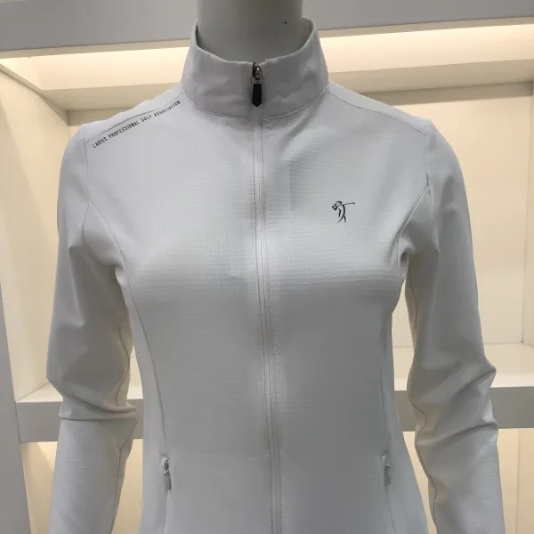 LPGA 이승연 프로데뷔 첫우승 기념 이벤트)베이직 솔리드 윈드브레이커L191WB703P, 화이트
