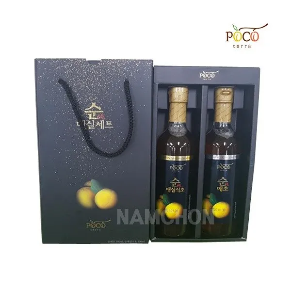 [포코테라] 순매실(매실식초+매초) 세트 (500ml x 2입), 상세 설명 참조