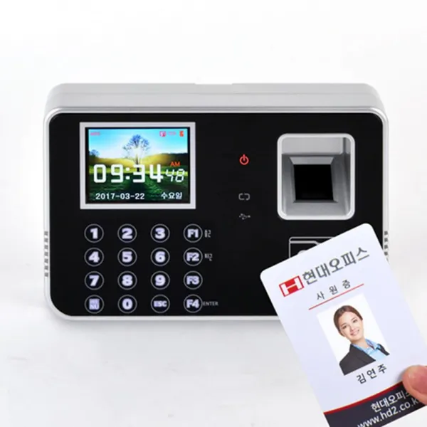 근태관리기 EF-007KC 전용 카드 교대근무 출근기록부 출퇴근, 단면, E