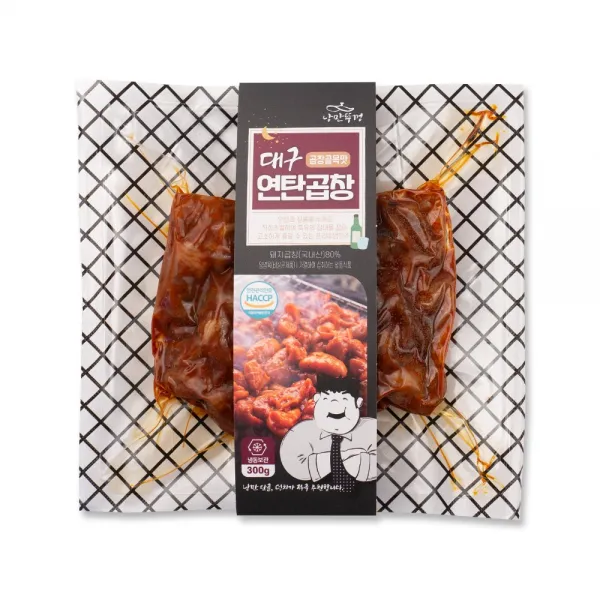 낭만뚜껑 연탄양념불곱창-300gx2봉, 300g, 2개