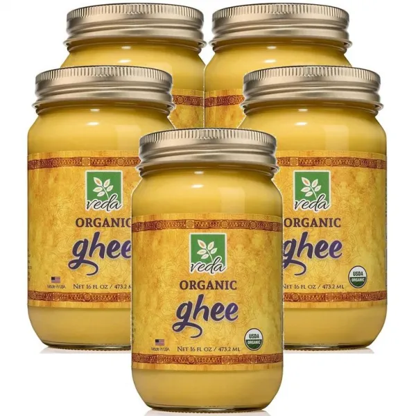 Veda Organic Ghee 베다오가닉기 기 버터 자연유래 그라스 페드 클레어파이드 버터 473ml GHEE, ５개　(개당 43,800원 - 코드565p)