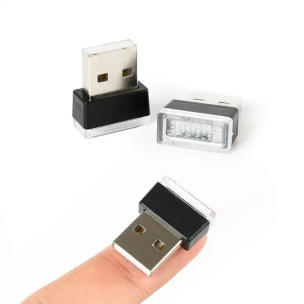 차량용 다용도 Usb 초미니 Led 무드등 블루