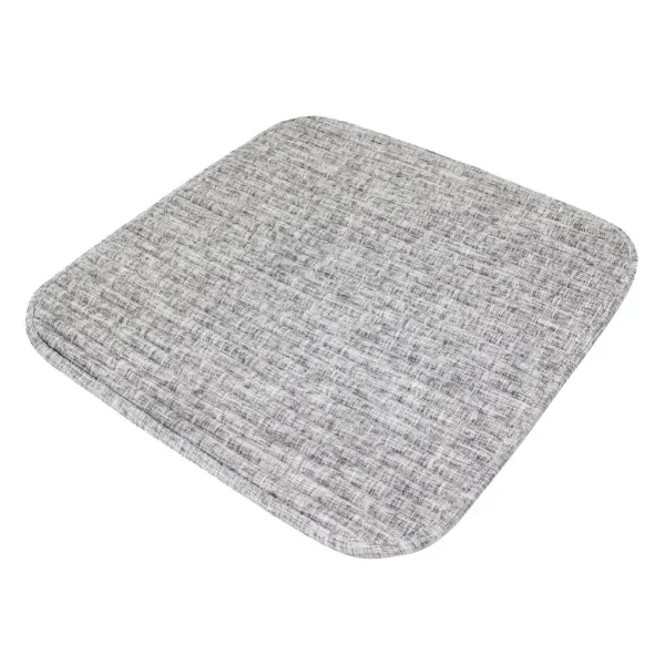 Zld 곡물 왕겨 의자 방석 흔들림 회색 정사각형 식사 미끄럼 방지 의자 패드
