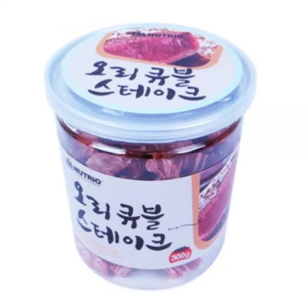 대구살믹스 오리큐브 까다로운애견용 2개 노견간식 노령견, 2개