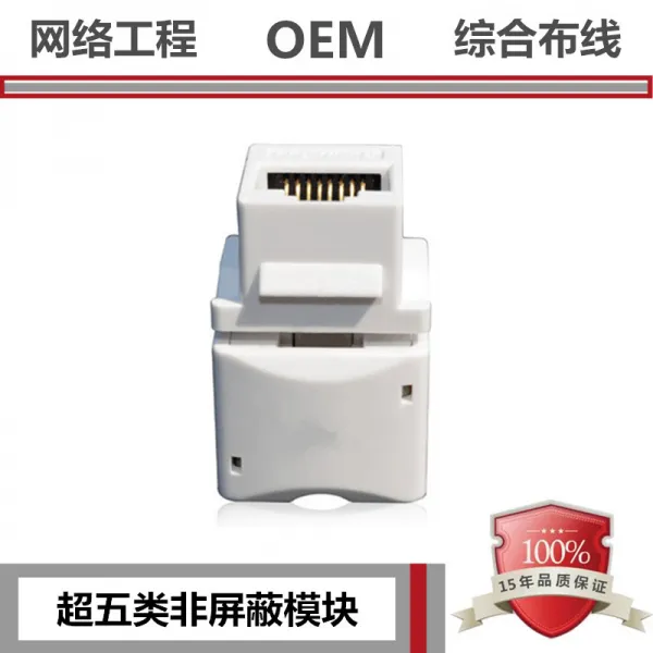 매니쉬 OEM 육류 초오류 RJ45 모듈 CAT6CAT5 인터넷 메시지 컴퓨터 도금 테스트를 거치다