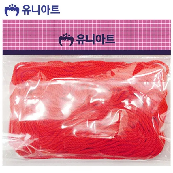 Clovert87 유니아트 실 6000 칼라 면사 빨강 단일상품