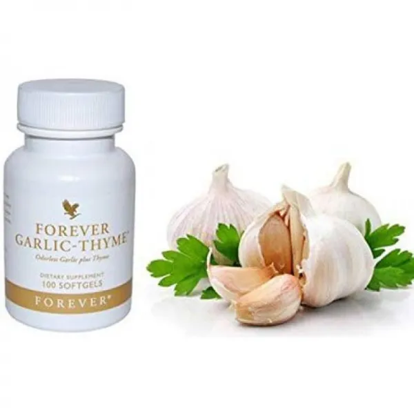 영원히 살기 마늘 백분향 100 Softgels (자유로운 급진적 인 보호를 지원하고 에너지를 뚱뚱한 개조하는, 단일상품