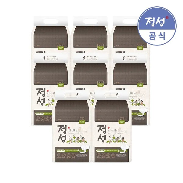 정성 성인기저귀 겉기저귀 밴드 대형 10P X 8팩, 기타