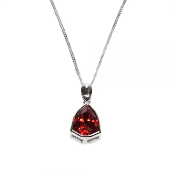 스와로브스키 크리스탈 목걸이 정품 트릴리언트목걸이 실버 은 드롭 레이어드 유색 보석 원석 펜던트 로듐 플래팅 여성유색/보석목걸이