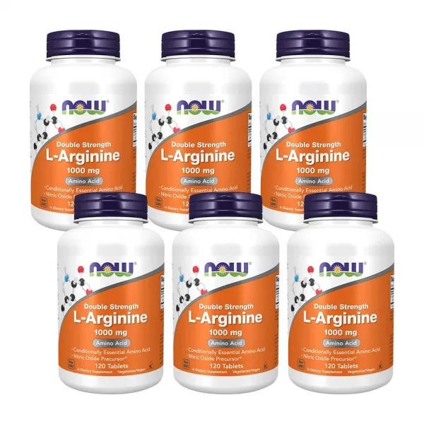 나우푸드 엘아르기닌 1000mg 120정 X6 세트, 120개입, 6개