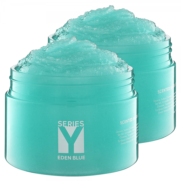 시리즈와이 씬티드 사우나 스팀 솔트 바디 스크럽 에덴 블루 450g, 450g, 2개