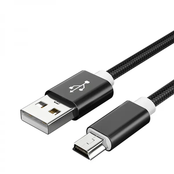 USB 충전 케이블 mini usb 케이블 T형구 MP3 차량운행 기록기 삼성 외장하드 v3 구형 노년형 라디오 전원충전선기 사다리꼴구동기 쌍강폭헤드, 08 mini케이블□로즈골드□짜다1조형물, 03 1.5m