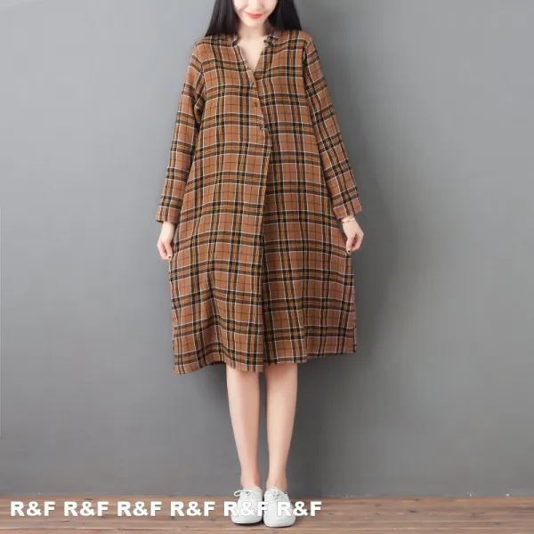 알엔에프대구총판 여성 셔츠 원피스 롱 Lh266