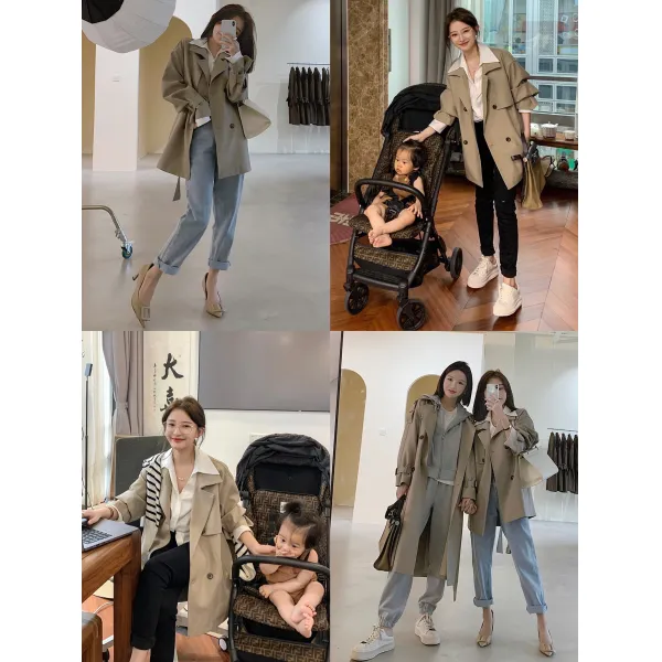 하프트렌치코트 매우기쁘다 손수 철탑 20 여성 2869766904