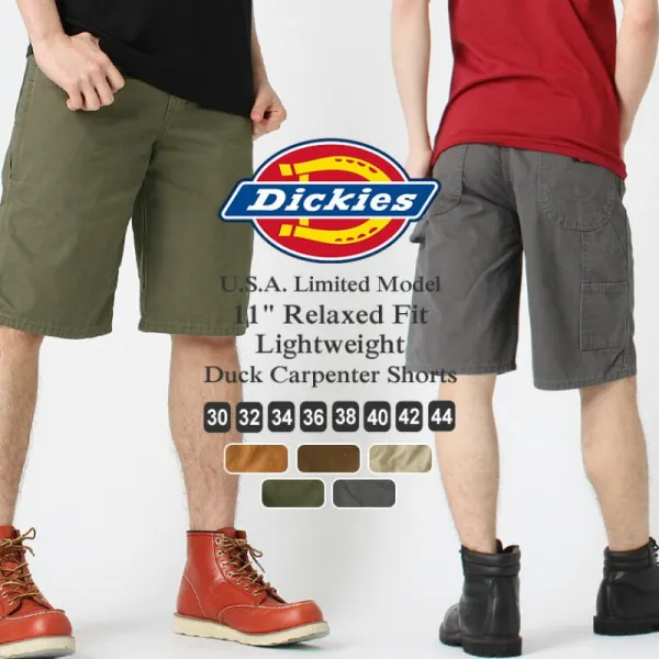 Dickies디쯔키ー즈 하프 팬츠 데님 남성 ≪ 본국 USA모델 ≫(DX250)디쯔키ー즈 dickies하프 팬츠 남성 데님