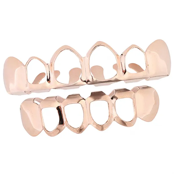 STK18K Grills 6 Fang Top \u0026 Bottom Teeth Grill Set 할로윈 코스프레