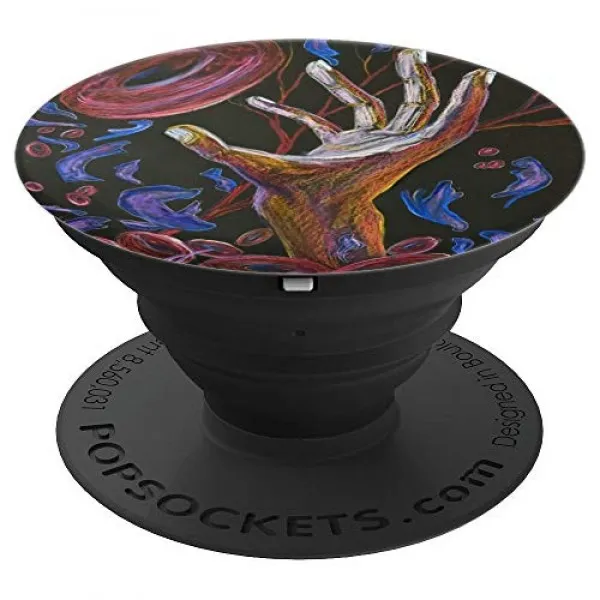 겸상 적혈구 통각 지적 아트 PopSockets 그립과 스탠드의 휴대 전화와 태블릿 용, 단일상품, 단일상품