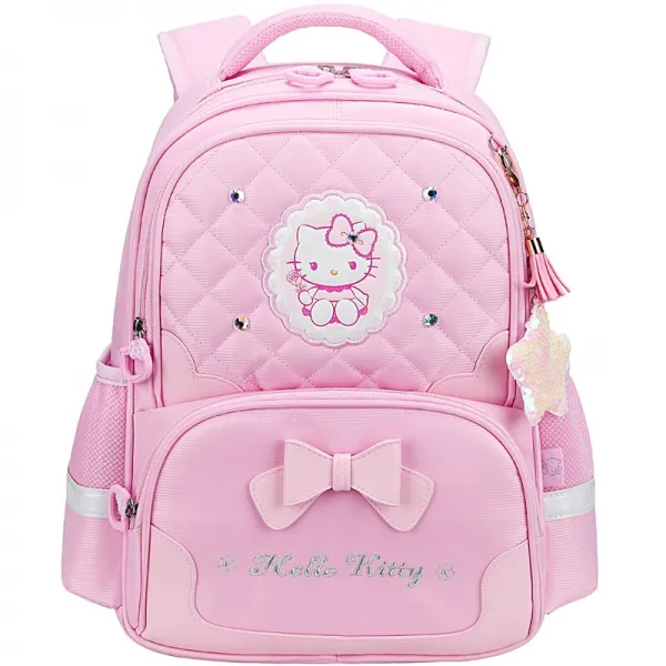 케이티고양이 (hellokitty) KT 책가방 여초등학생 책가방 아동가방 캐릭터 경감 양어깨가방 KT0058A 핑크