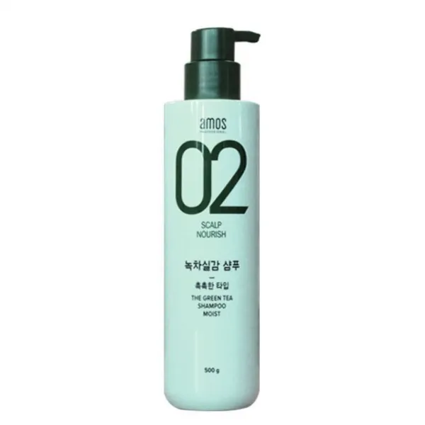 아모스 02 녹차실감 샴푸액 모이스트
