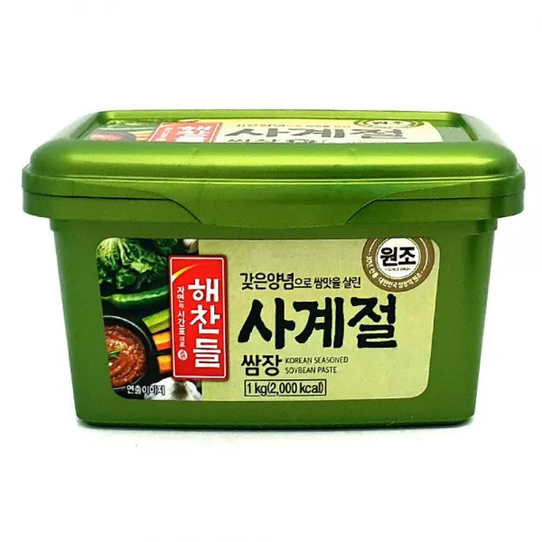 W5E4969U CJ kg 간장 갖은양념 고기 고추장 담백한 된장 쌈밥 쌈밥장 쌈장 원조 조미료 해찬들, P 해찬들 재래식된장1kg