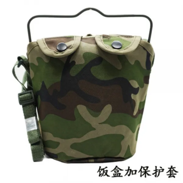 독일군 오리지널 알루미늄 레저용 캠핑용군용반합 5피스, 1개, 도시락세트 커버