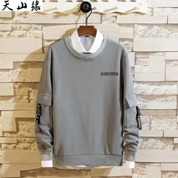 국고길 클럽 상의 시크 블랙 다크 계열이 있다 숏 옷깃의 둘레 남자 large round collar 열다 봄 범람함