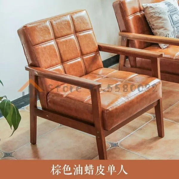 357153 / 디저트 찻집 의자 커피 레스토랑 카드 좌석 간단한 레저 사무실 리셉션 가죽 소파를 토론하기 위해, H