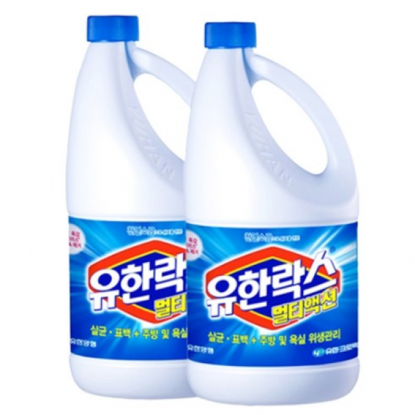 유한락스 멀티액션 레귤러, 2개, 1.8L