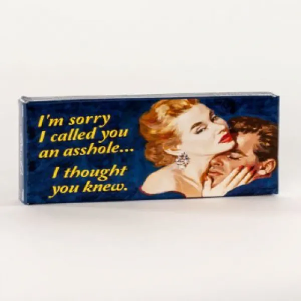 Blue Q Sorry I Called You Asshole Gum 블루 Q 죄송합니다., 1
