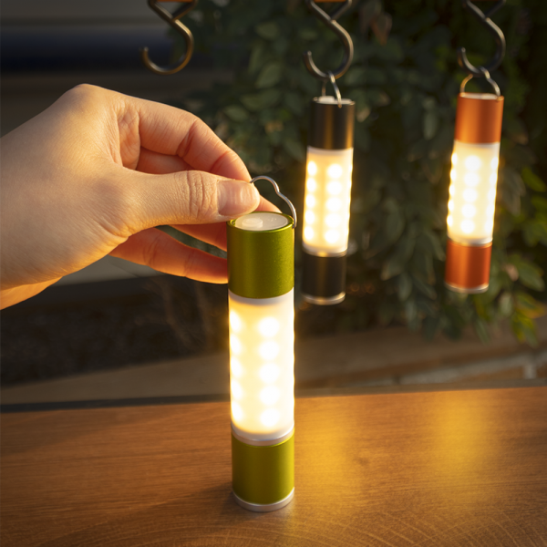 레나에너지 고용량 캠핑 감성 LED 알리마 랜턴 조명, 그린 (2000mAh)
