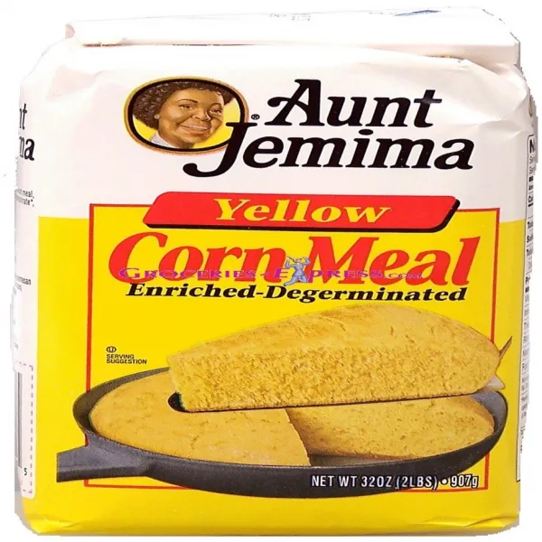 Aunt Jemima Yellow Corn meal 2lb (pack of 2) 4lbs total 제미 마 이모 황 옥수수 907.2g (2 팩) 총 1814.4g, 1