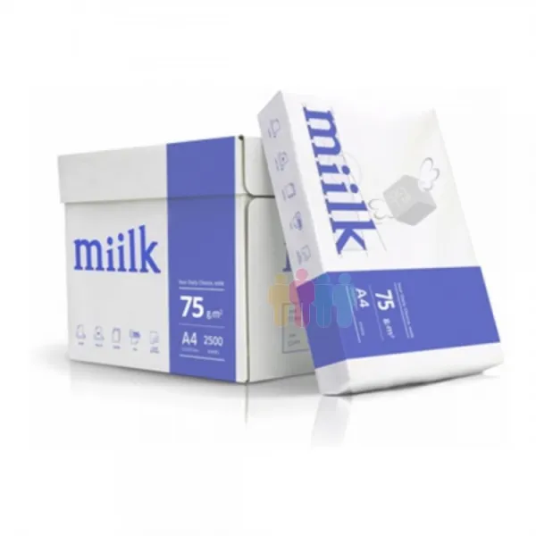 한국제지 밀크 A4복사용지 1박스 2500매 에이포 A3
