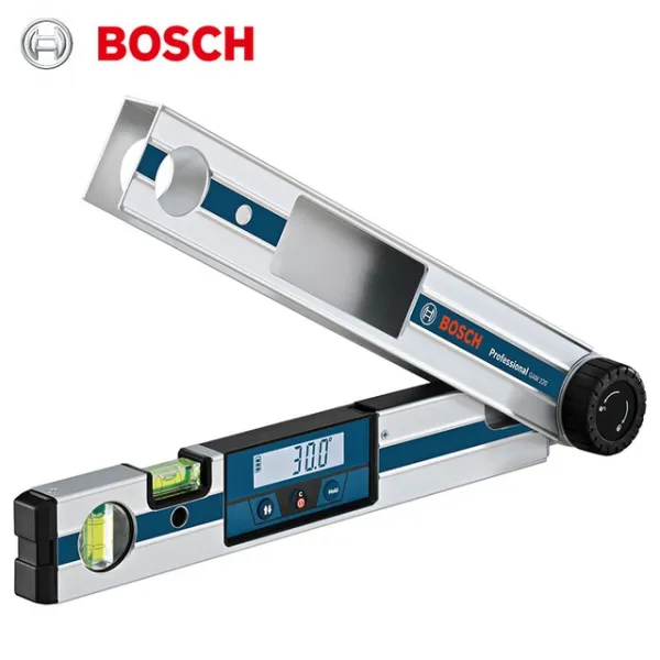 각장게이지 각목게이지 Bosch-GAM 220 전문가 용 디지털 각도 측정기 0-220 다기능 수준기 고정밀 교체 DWM40L