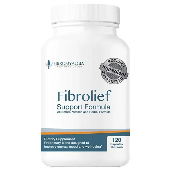 Fibrolief : 섬유 근육통 지원 보충 - FDA 승인 시설에서 제조 - 최대 생물학적 이용 효능 및 대체 통증 완화를 위해 공식화 - 1